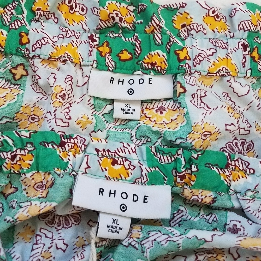 RHODE x Target 2-Piece Set Outfit Whimsical Floral Crop Top & Midi Skirt - Picture 9 of 10